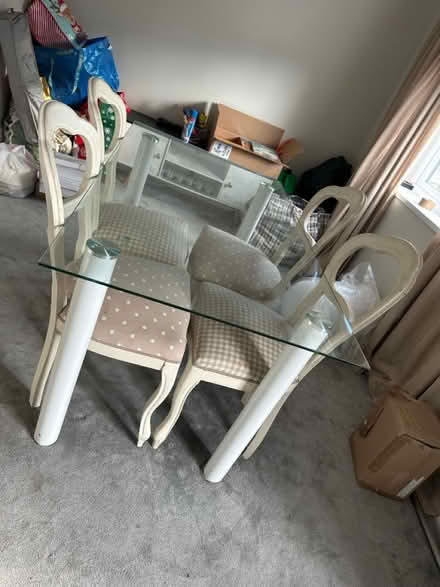 Photo of free Table and 4 chairs (S6 Hillsborough) #1