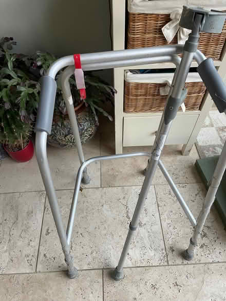 Photo of free Zimmer Frame + 1 Elbow Crutch (Dutton PR3) #1