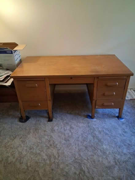 Photo of free antique wood desk (northwest westland.) #1
