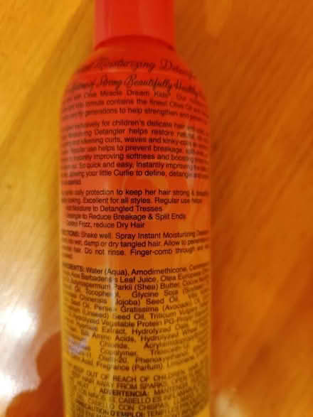 Photo of free Dream Kids instant moisturising detangler (Westbourne Park W11) #2