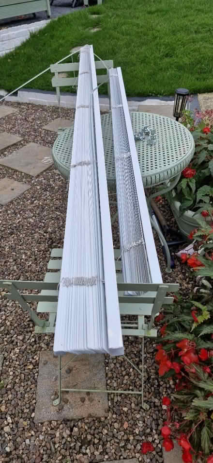 Photo of free White Recess Blinds + Brackets (Wimborne BH21) #1