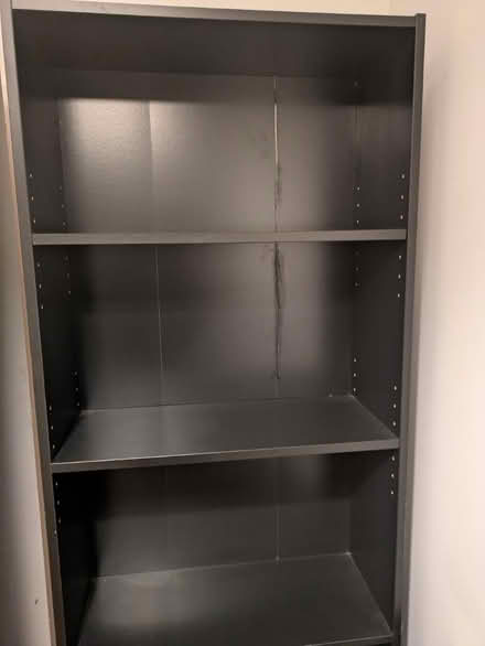 Photo of free Black wooden shelves (CB4) #1