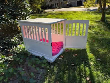 Photo of free white wooden dog crates (Acton) #3