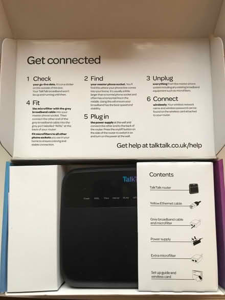 Photo of free 2 Talk Talk routers and equipment to set up broadband unused (New Barnet N20) #1
