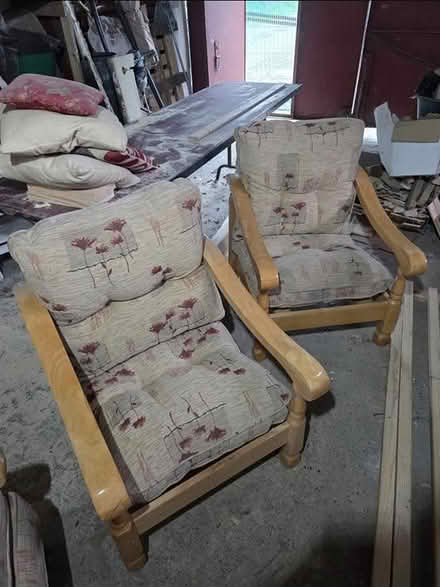 Photo of free 2seater sofa 2 armchairs (Old bawn Ballinascorney Dub 24) #1