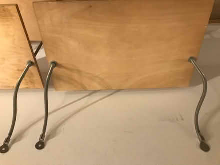 Photo of free Wooden shelves with metal brackets (New Barnet N20) #2