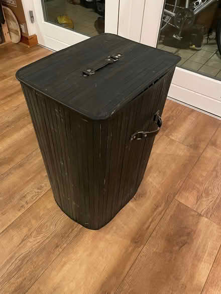 Photo of free Bamboo laundry basket (Hackbridge SM6) #1