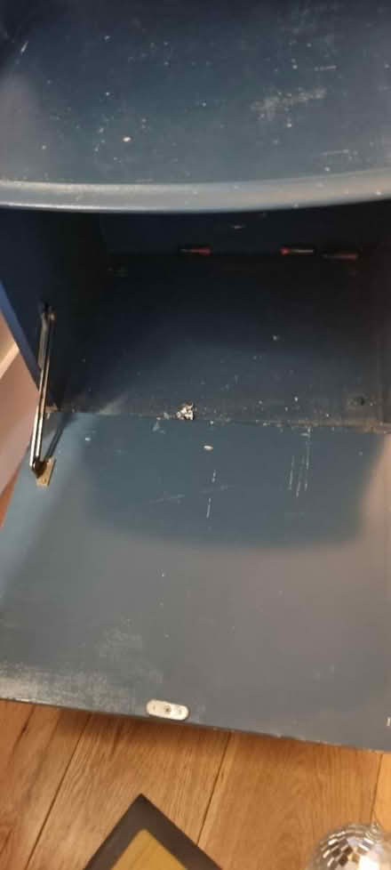 Photo of free Vintage blue bedside table (Peckham) #2