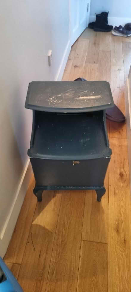 Photo of free Vintage blue bedside table (Peckham) #1