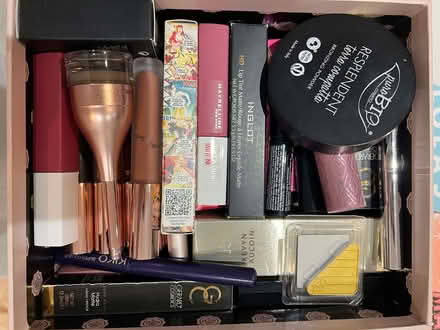 Photo of free Box with assortment of used make-up (Catford South SE6) #1
