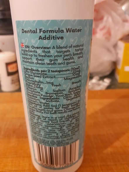 Photo of free Water additive for dogs and cats (Runcorn WA7) #2