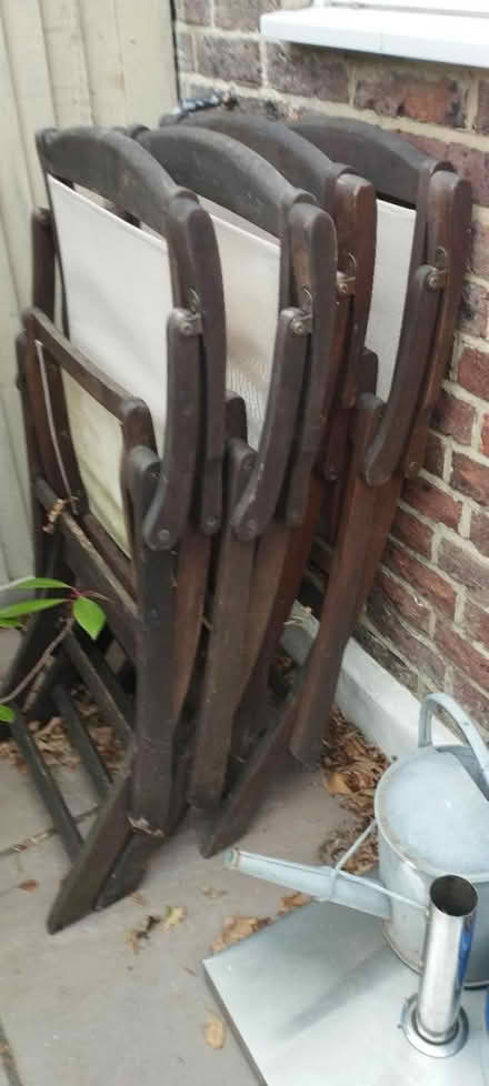 Photo of free Garden Chairs 6 off (Hooe) #2