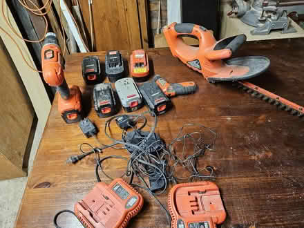 Photo of free My black and decker tools. Chargers 110v (Malvern WR14) #2
