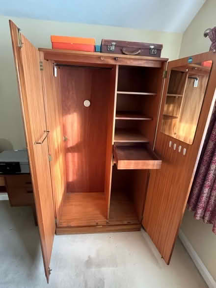 Photo of free Solid teak wardrobes x 2 (Mickleover DE3) #4