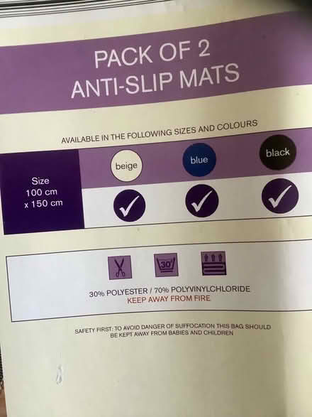 Photo of free Anti slip mat underlay (Swanley BR8) #1