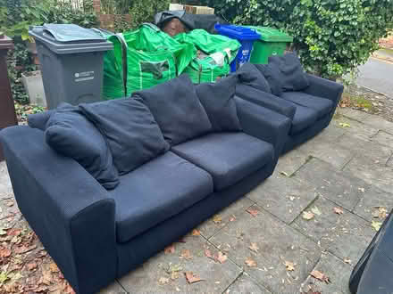 Photo of free 2 Sofas. 1x 3 seater 1x 2 seater (Chorlton, Manchester M21) #1