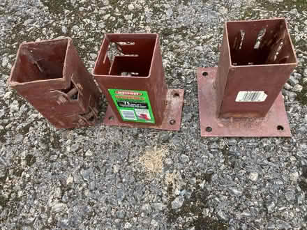Photo of free 3 x metpost fencing posts (Kingsway) #1