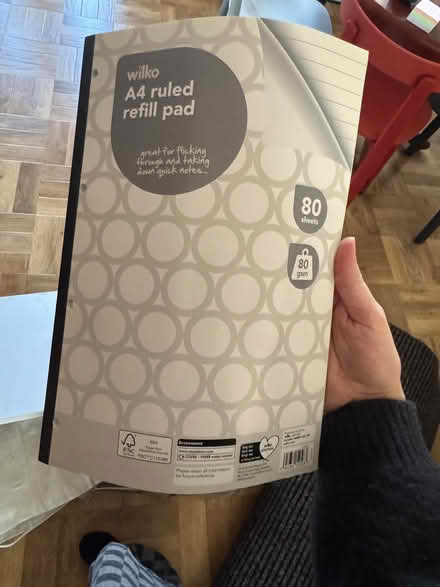 Photo of free A4 notepad unused (Wisewood S6) #1