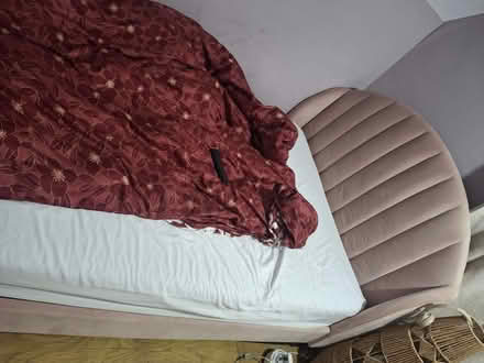 Photo of free Next blush ottoman bedframe (Horsham) #3