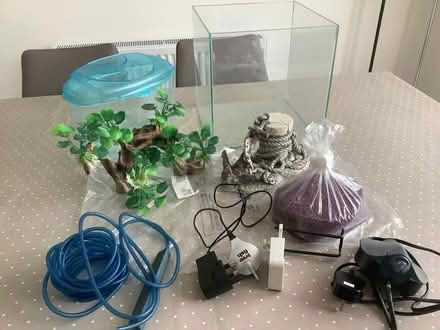 Photo of free Glass fish tank & accessories (Warwick CV34) #1