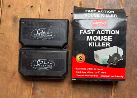 Photo of free 2 X Pre Baited Mouse Control Boxes (Cutteslowe OX2) #1