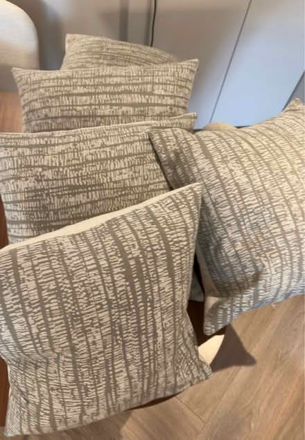 Photo of free 5 duck feather Cushions 50cmX50 cm (E14 Narrow street) #1