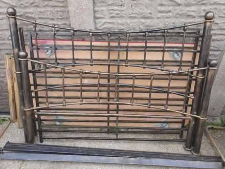 Photo of free Double Bed and wood shelf (Shoreham by sea BN43) #2