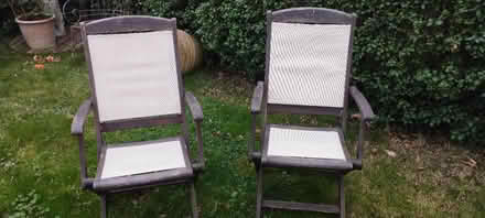 Photo of free Garden Chairs 6 off (Hooe) #1