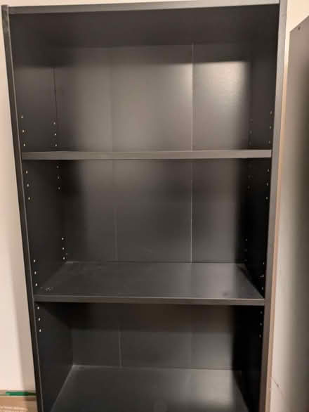 Photo of free Black wooden shelves (CB4) #3