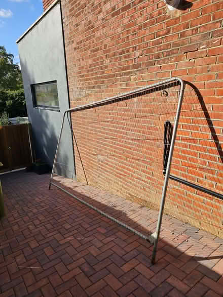 Photo of free Herras fence panel and 2 stand blocks (Warsash SO31) #1