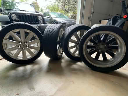 Photo of free Set of 18" tires/rims for Mazda 3 (Ballston, Arlington) #1
