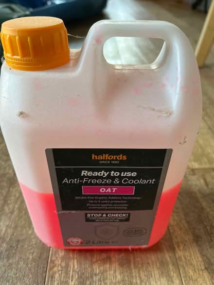 Photo of free Engine Coolant mix (Central Woodley RG5) #1