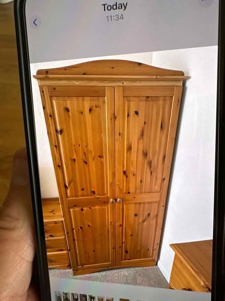 Photo of free 1 pine wardrobes (Wickford SS11) #1