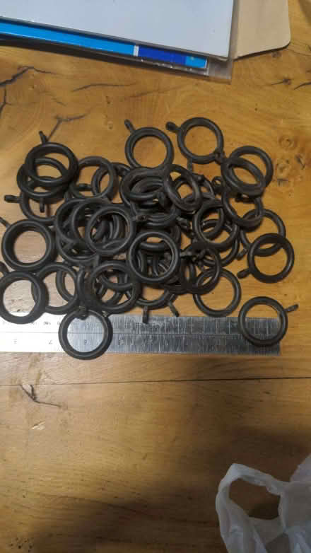 Photo of free Curtain rings (Lake End SL6) #1