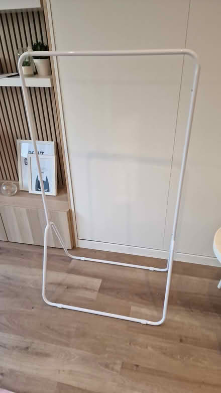 Photo of free white metal clothes rail (Epsom KT17) #1