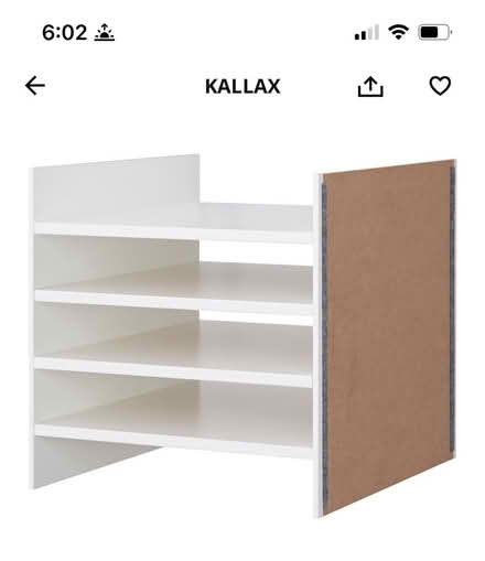 Photo of free IKEA Kallax shelf insert (Carkeek) #2