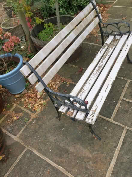 Photo of free Old Garden Bench (Clint Green NR20) #1