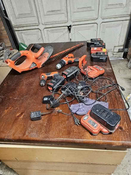 Photo of free My black and decker tools. Chargers 110v (Malvern WR14) #1