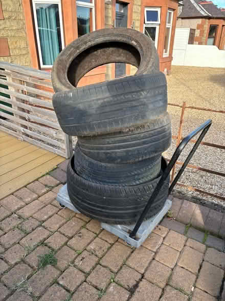 Photo of free Large tyres used as veg planters (Portobello EH15) #2