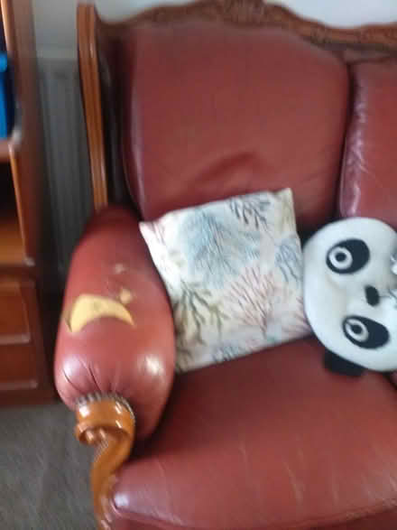 Photo of free 2 seater sofa with molded joinery (South harrow) #2