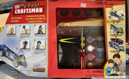 Photo of free Wooden race car kit for small child (Mountain View nr train station) #2