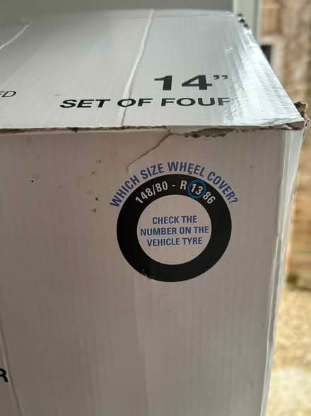Photo of free New pack of 3 wheel covers (ware SG12) #2