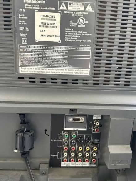 Photo of free Panasonic TV 26” (Kingston rd and Mccowan rd) #2