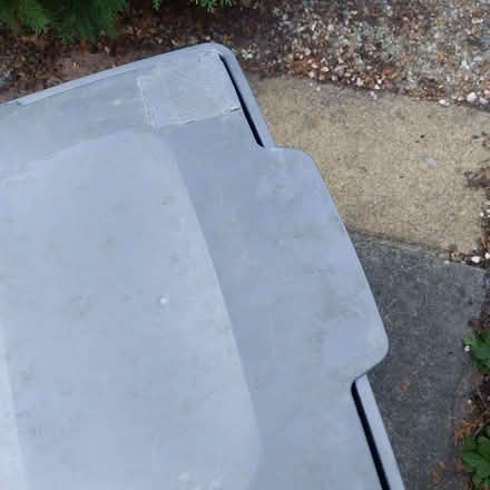 Photo of free 2 grey plastic bins (with lids) (Fords Farm RG31) #2