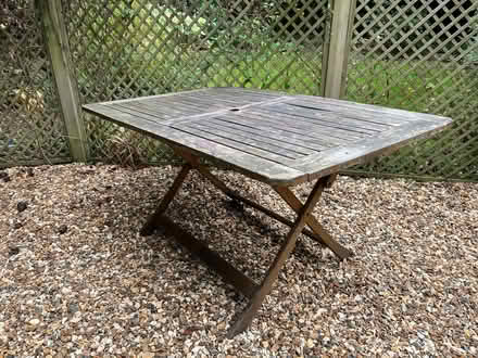 Photo of free Teak garden table (Critchill BA11) #2