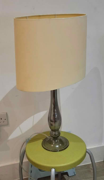Photo of free Two glass table lamps (W3) #3