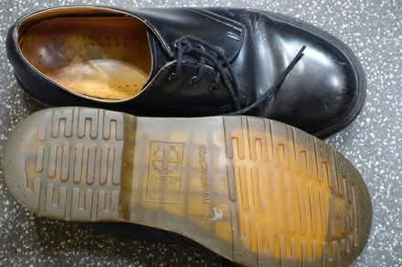 Photo of free Dr Martens black 3-eyelet shoes, size EUR 42/ UK 8 (Kingsway) #1