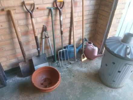 Photo of free Garden tools & incinerator bin (Mile House TS19) #1