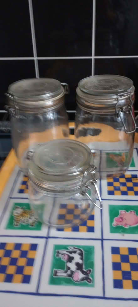 Photo of free Glass Spring Top Jars (Slack Lane DE22) #1