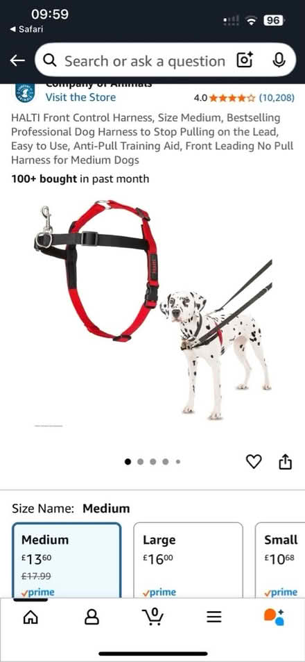 Photo of free Halti dog harness (CF14, Whitchurch, cardiff) #2